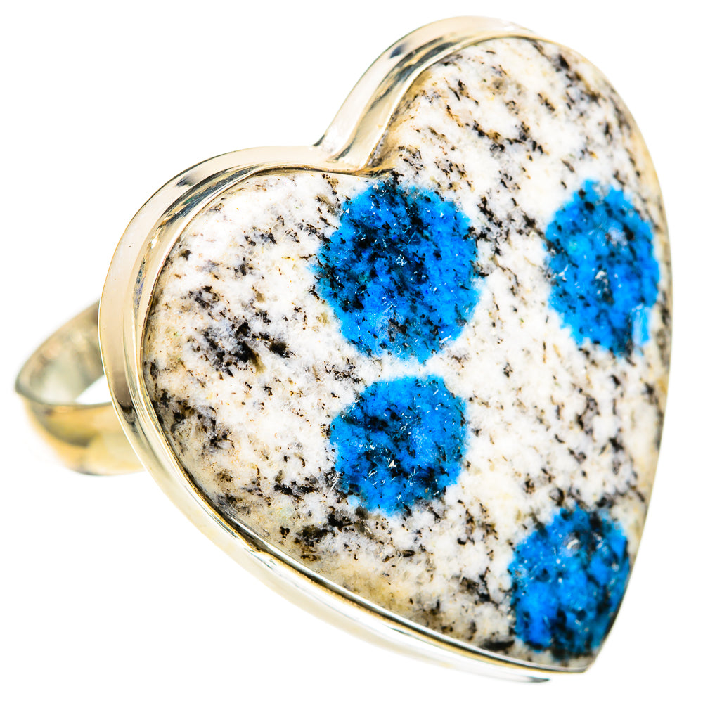 K2 Blue Azurite Rings handcrafted by Ana Silver Co - RING110867 - Photo 2