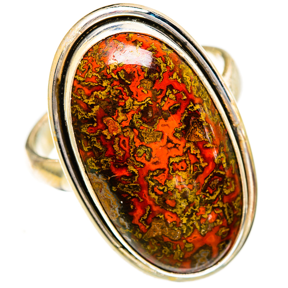 Moroccan Agate Rings handcrafted by Ana Silver Co - RING110929 - Photo 2