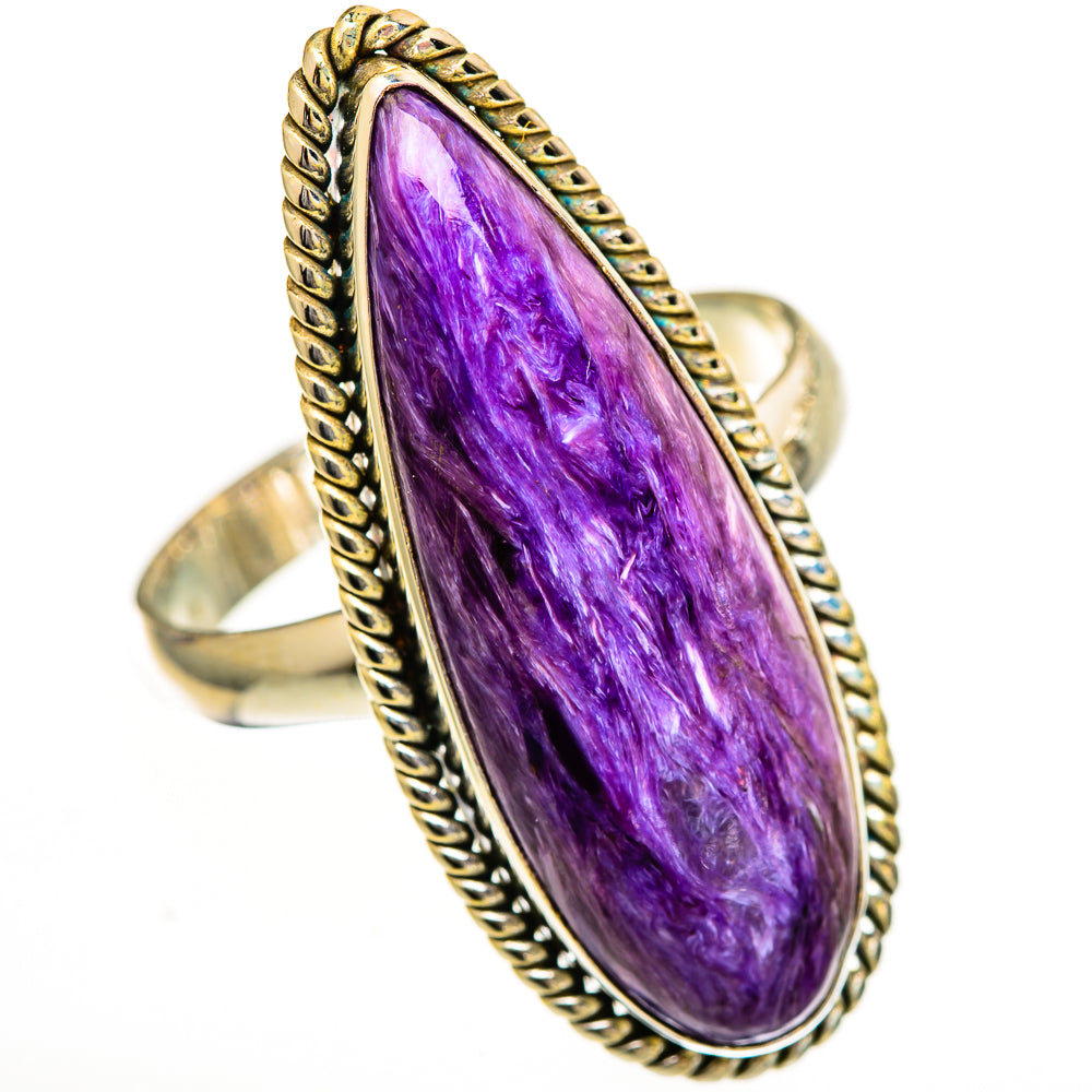 Charoite Rings handcrafted by Ana Silver Co - RING110944 - Photo 2