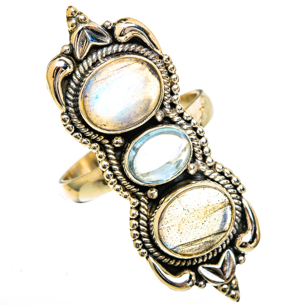 Labradorite Rings handcrafted by Ana Silver Co - RING110959 - Photo 2