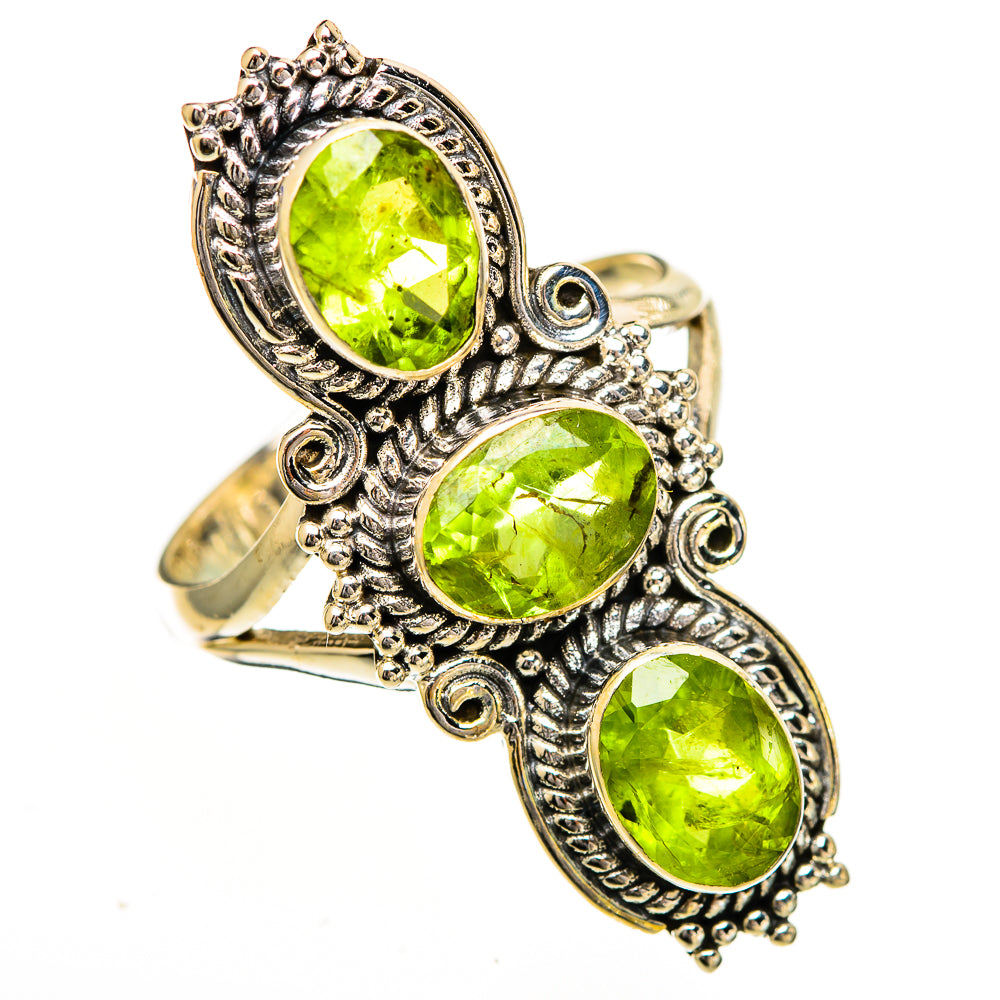 Peridot Rings handcrafted by Ana Silver Co - RING110974 - Photo 2