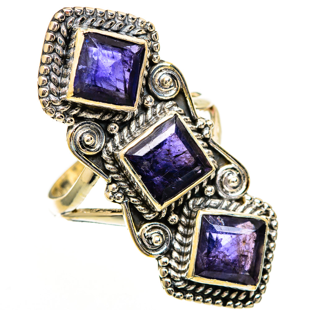 Violet Spinel Rings handcrafted by Ana Silver Co - RING110997 - Photo 2