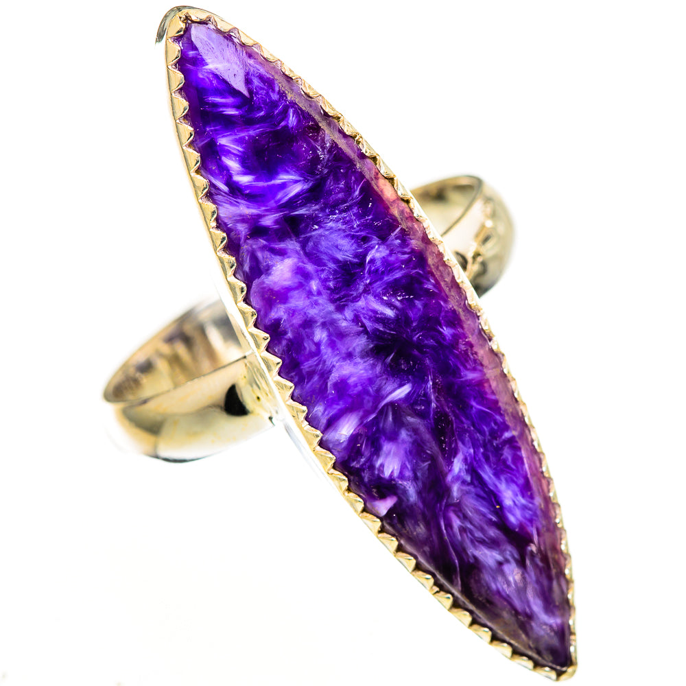 Charoite Rings handcrafted by Ana Silver Co - RING111038 - Photo 2