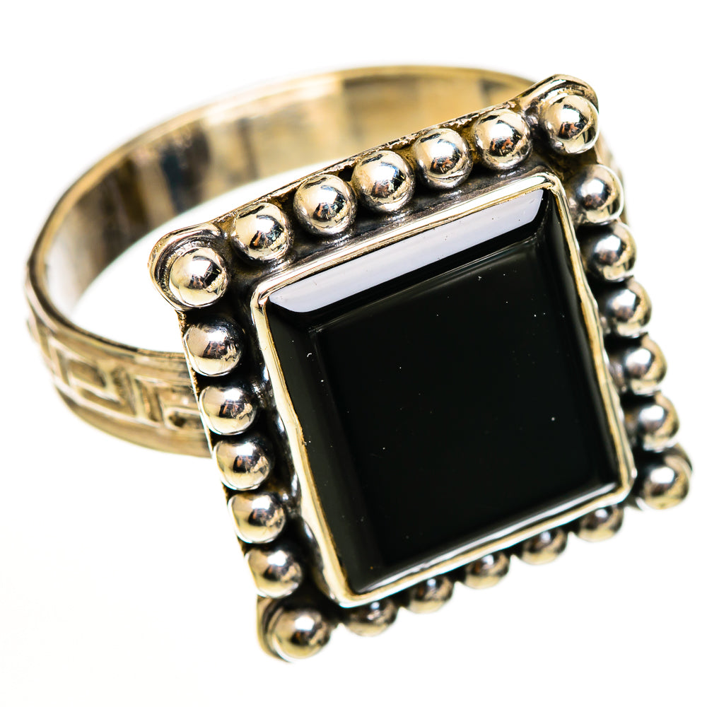 Black Onyx Rings handcrafted by Ana Silver Co - RING111069 - Photo 2