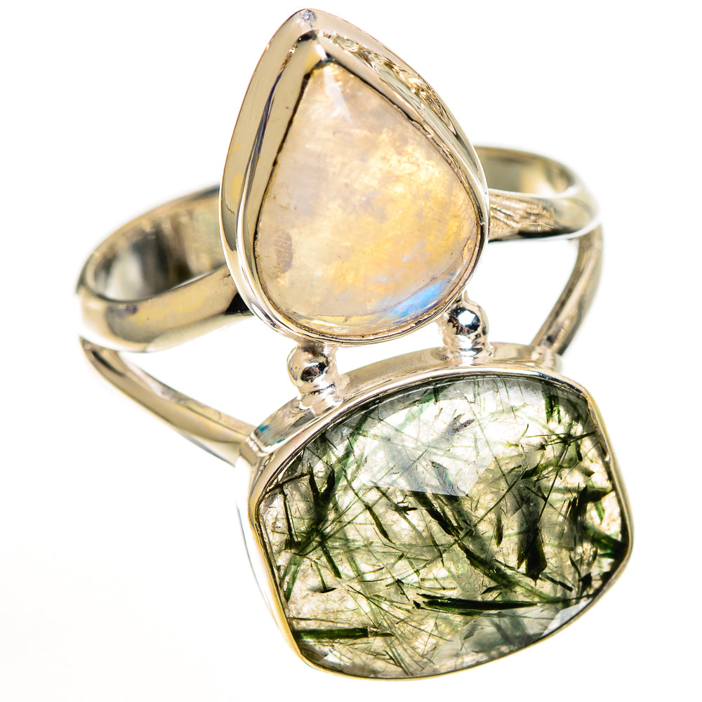 Tourmalinated Quartz Rings handcrafted by Ana Silver Co - RING111070 - Photo 2