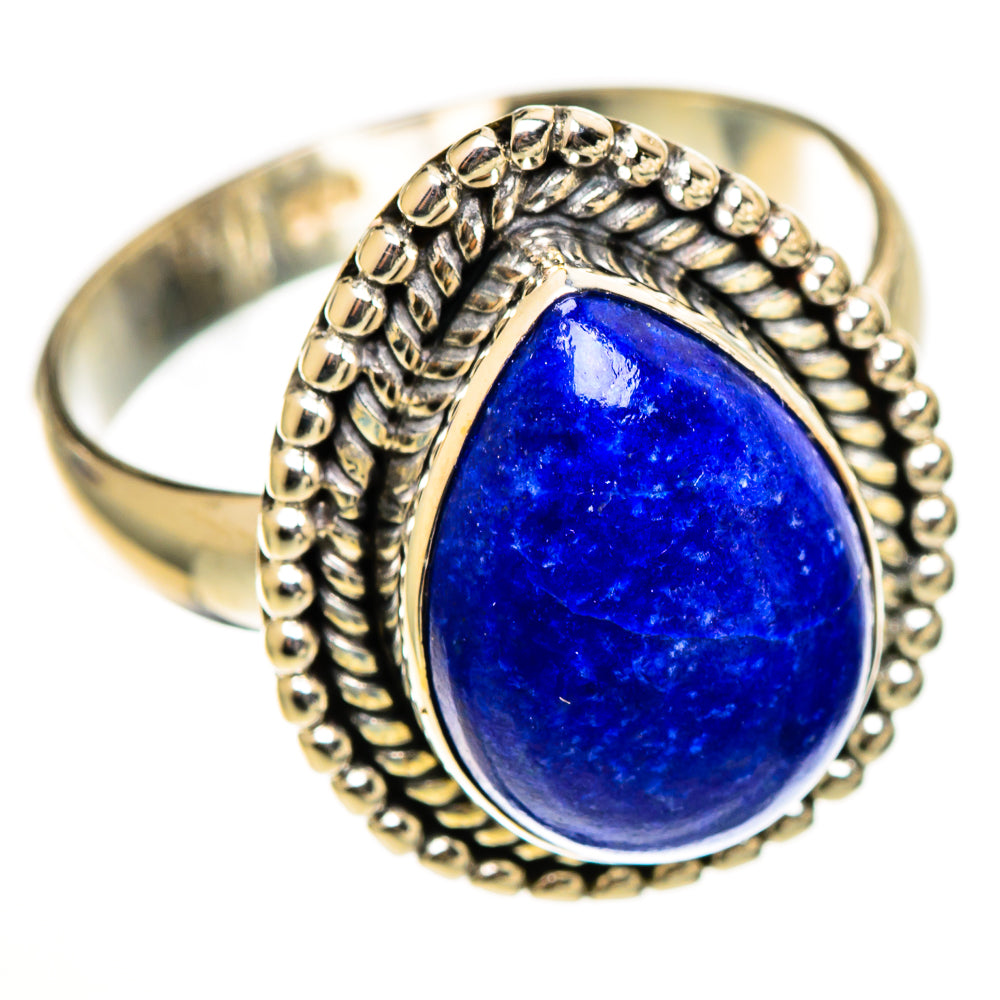 Lapis Lazuli Rings handcrafted by Ana Silver Co - RING111136 - Photo 2