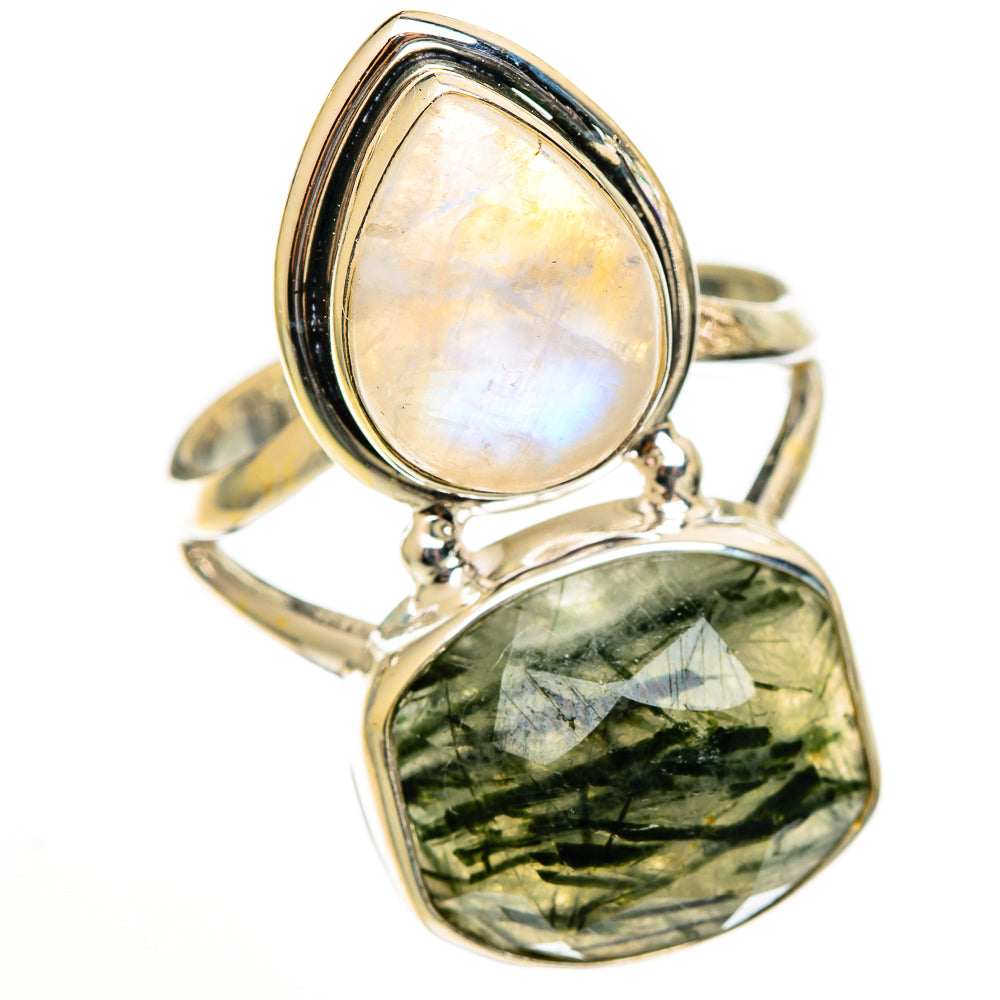 Tourmalinated Quartz Rings handcrafted by Ana Silver Co - RING111150 - Photo 2
