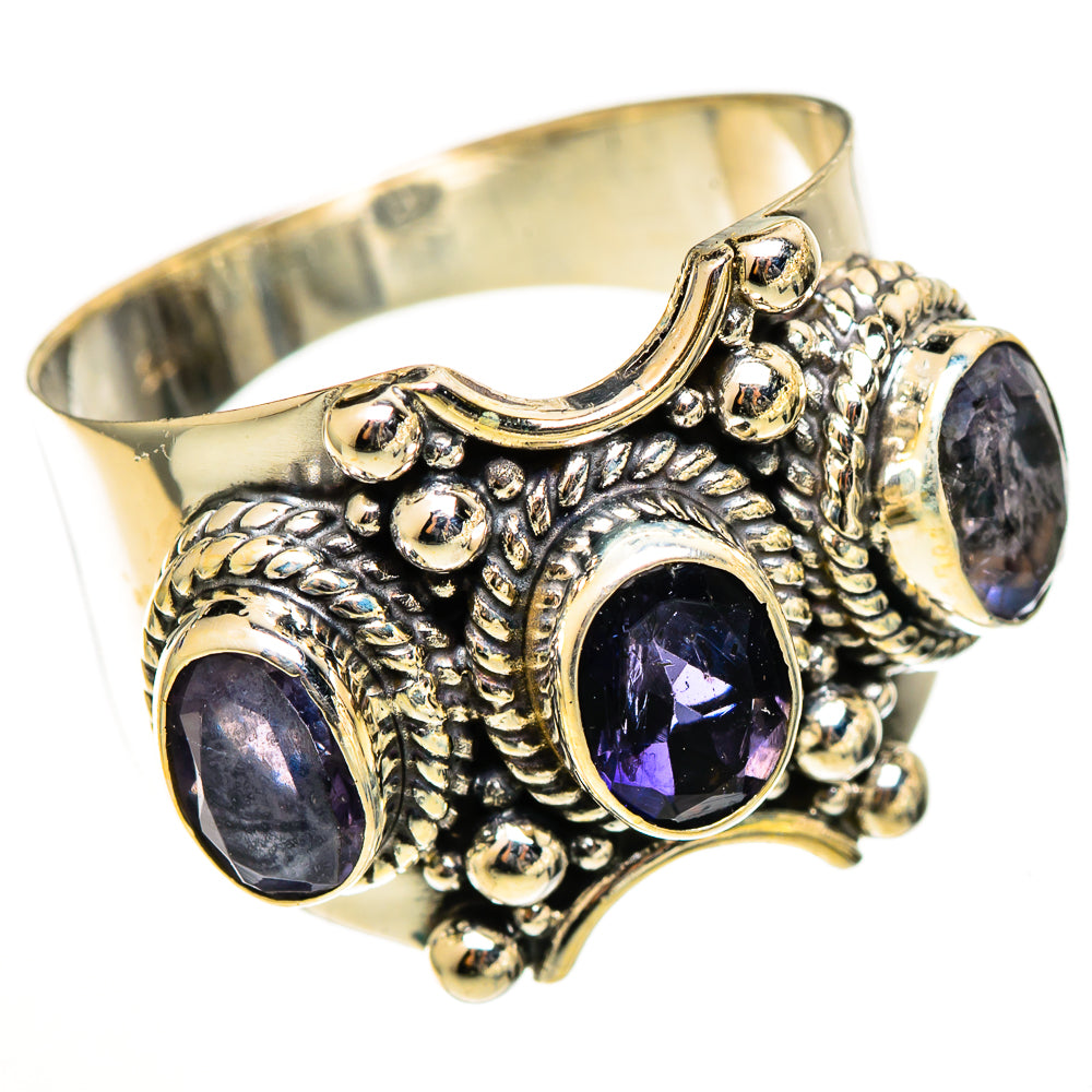 Violet Spinel Rings handcrafted by Ana Silver Co - RING111171 - Photo 2