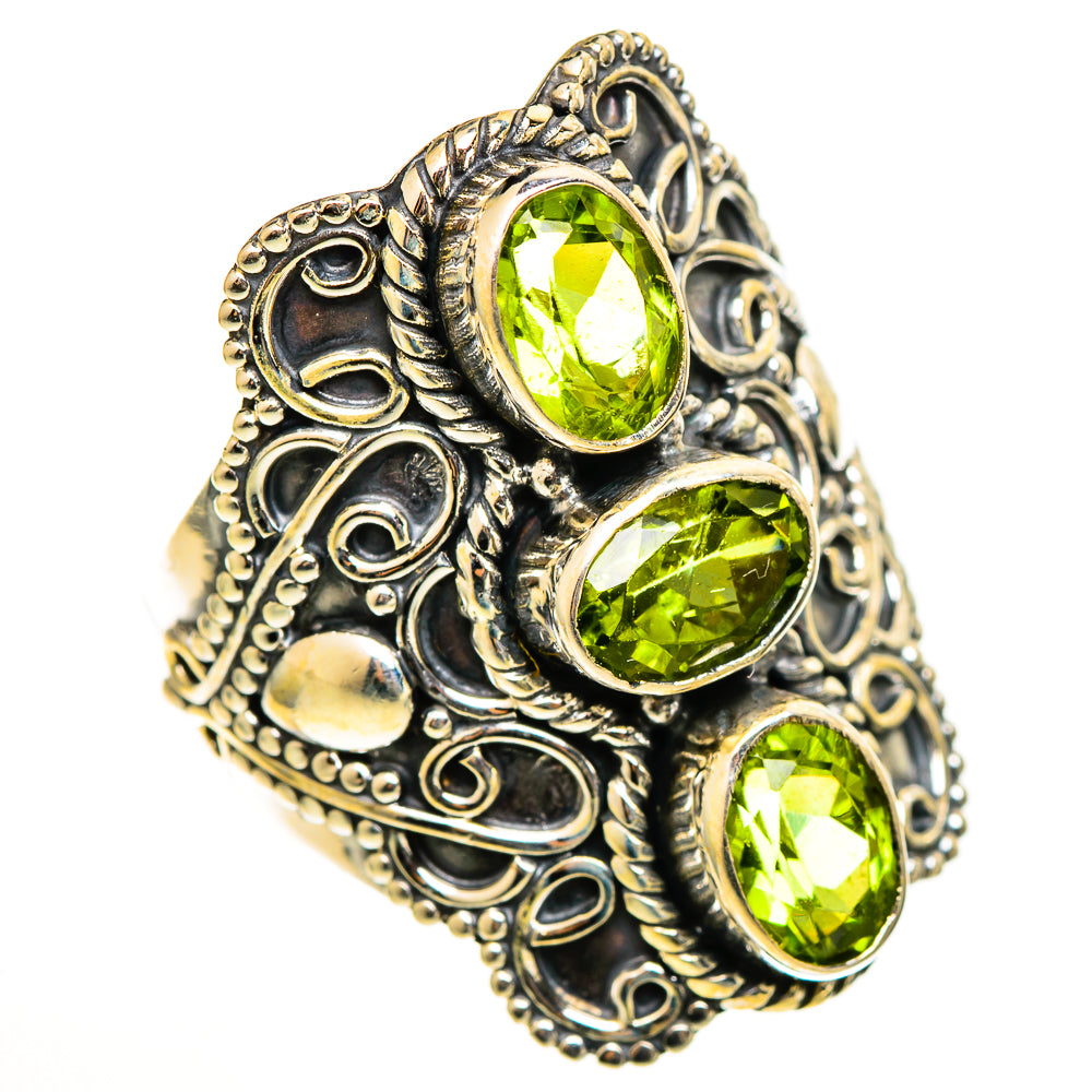 Peridot Rings handcrafted by Ana Silver Co - RING111192 - Photo 2