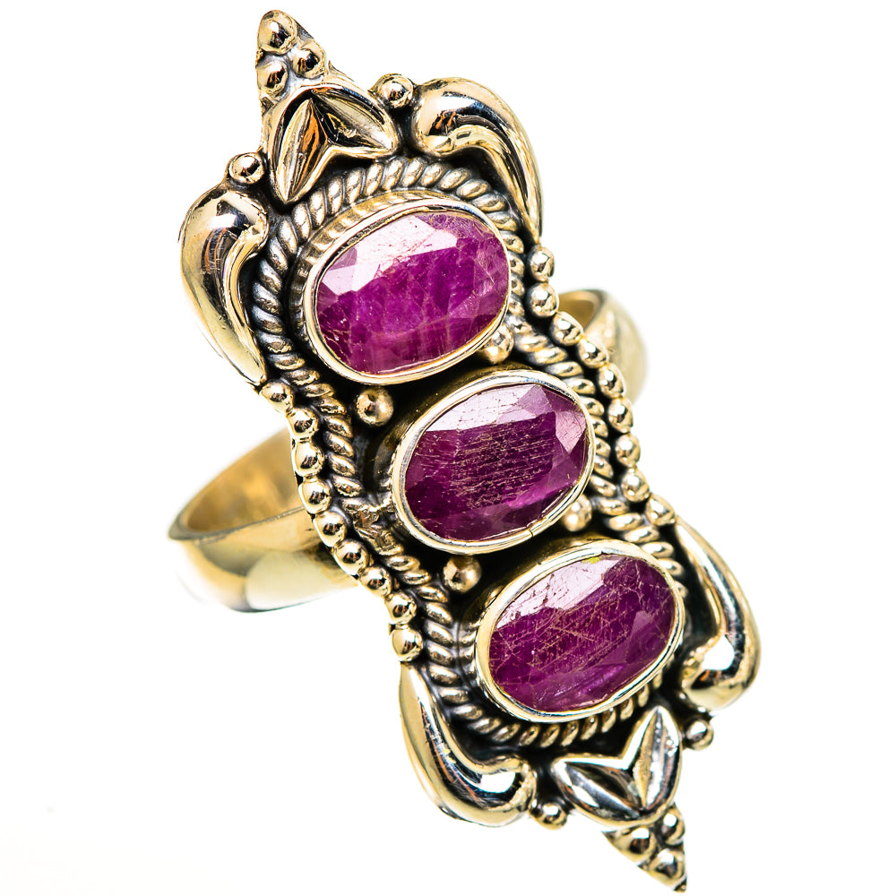 Ruby Rings handcrafted by Ana Silver Co - RING111193 - Photo 2