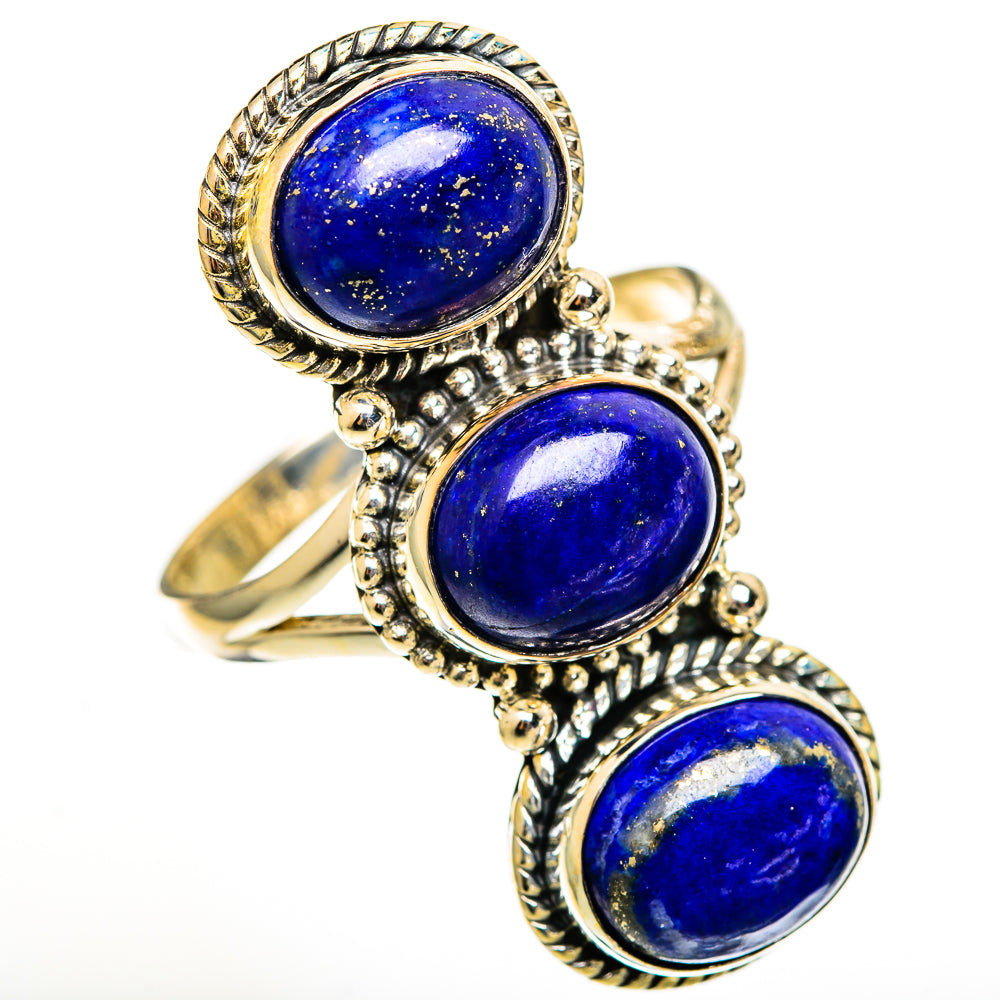 Lapis Lazuli Rings handcrafted by Ana Silver Co - RING111212 - Photo 2
