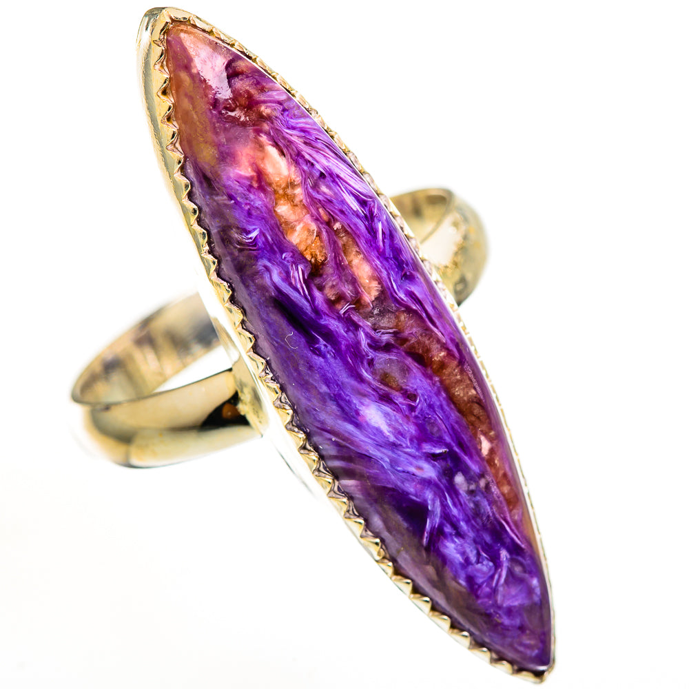 Charoite Rings handcrafted by Ana Silver Co - RING111247 - Photo 2