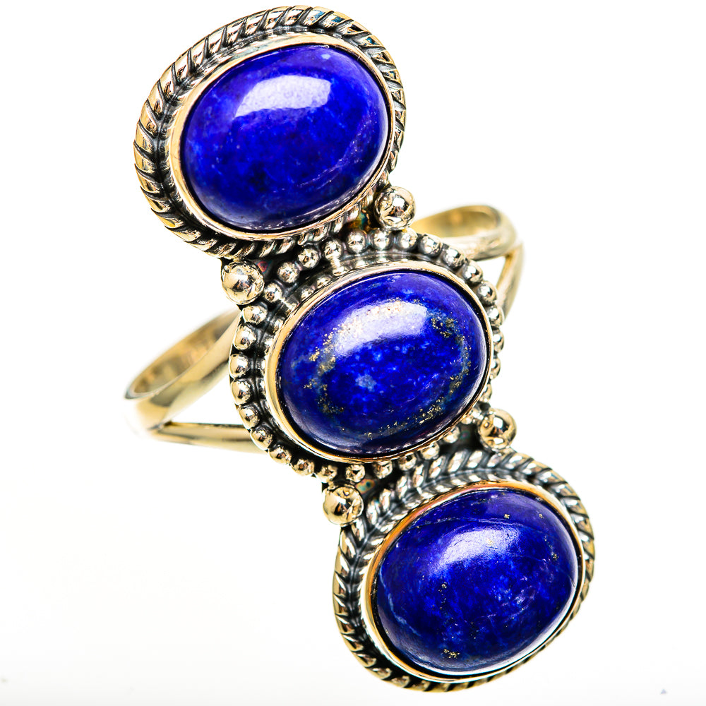 Lapis Lazuli Rings handcrafted by Ana Silver Co - RING111314 - Photo 2