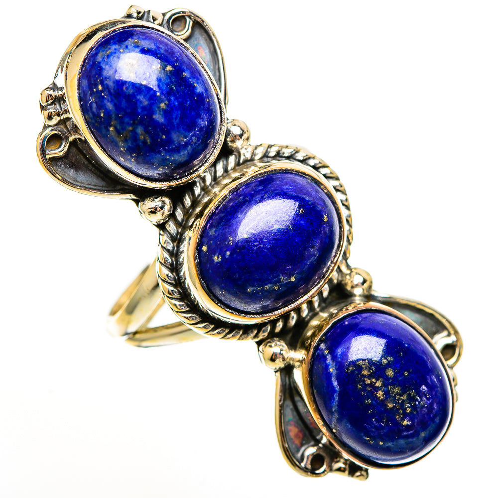 Lapis Lazuli Rings handcrafted by Ana Silver Co - RING111318 - Photo 2