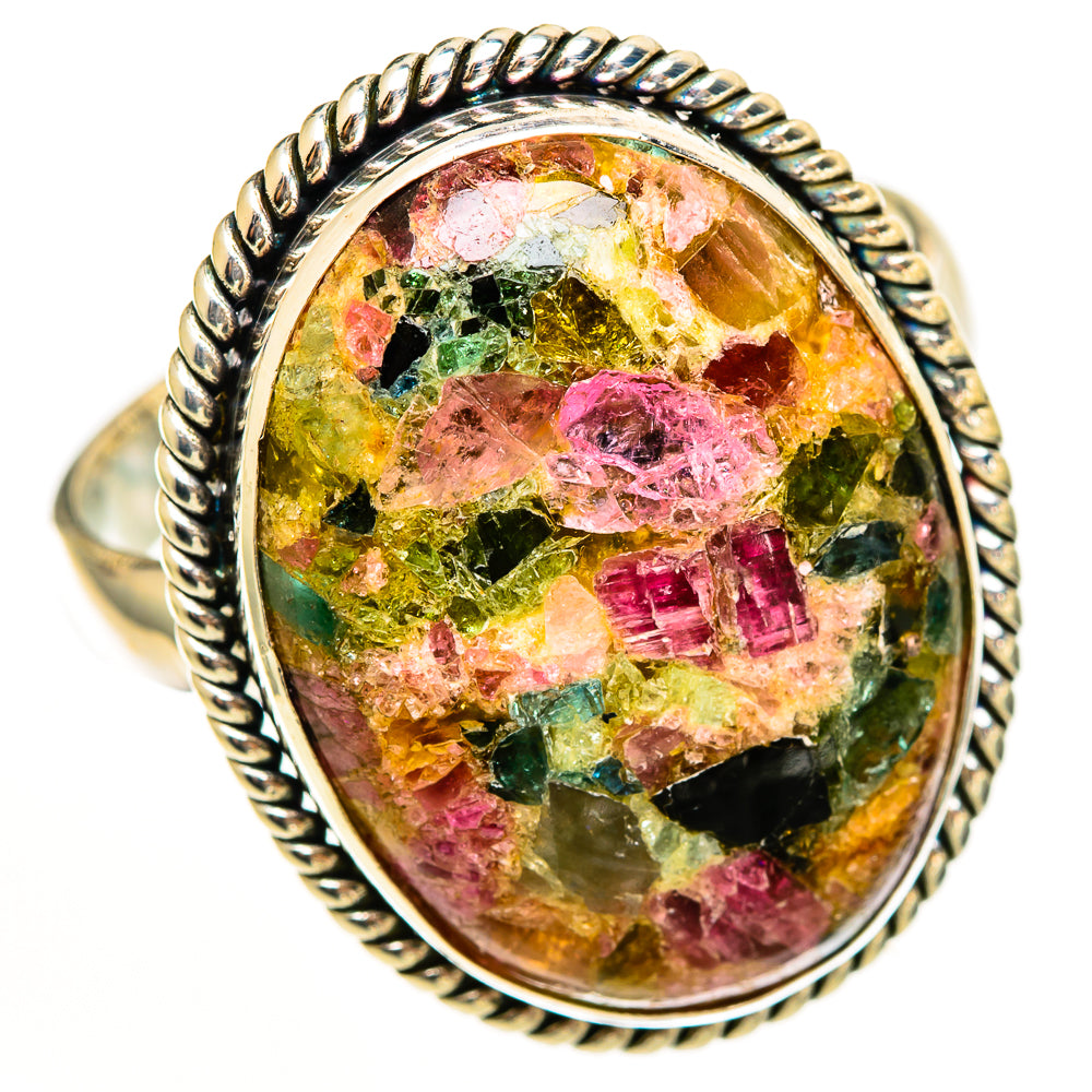 Tourmaline Rings handcrafted by Ana Silver Co - RING111333 - Photo 2