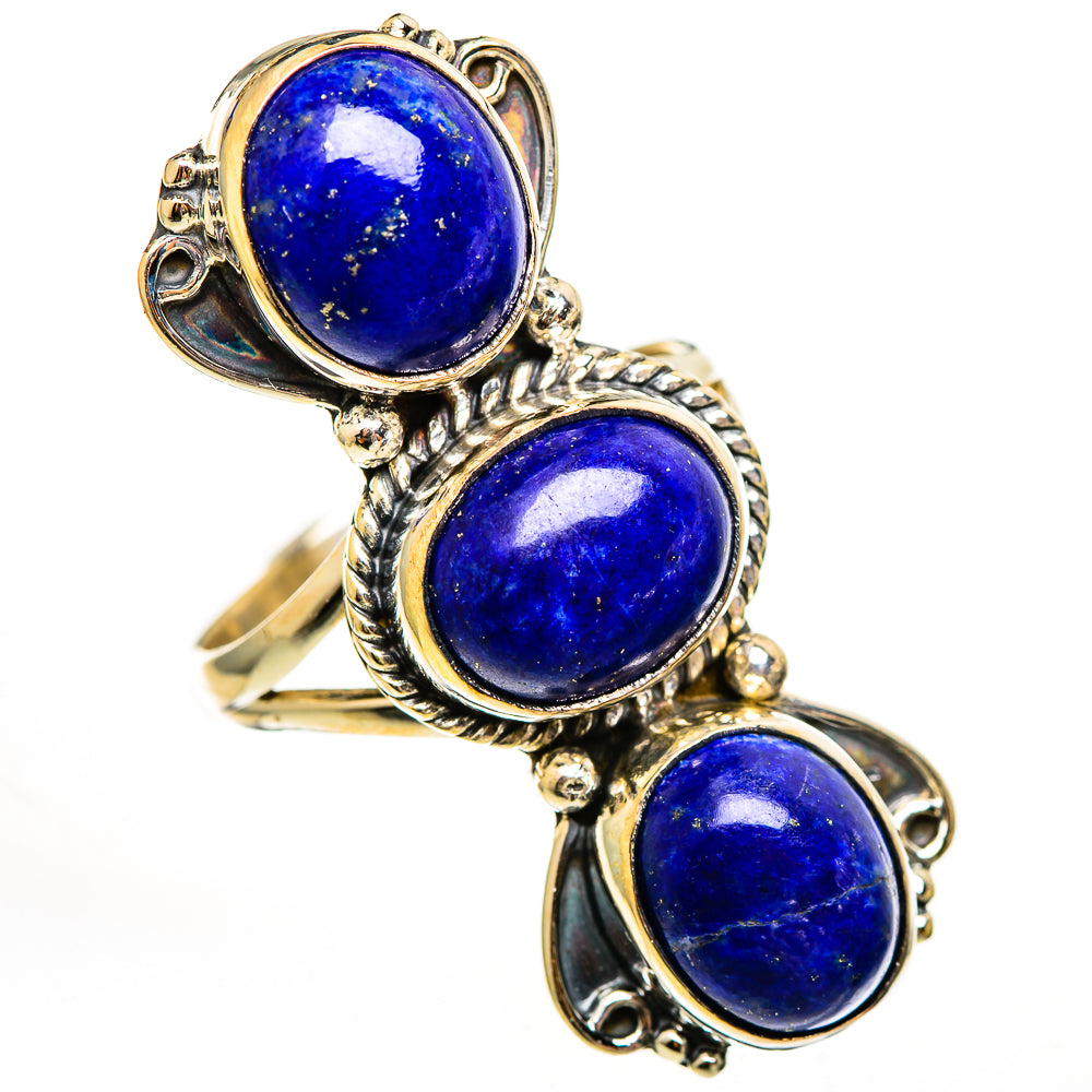 Lapis Lazuli Rings handcrafted by Ana Silver Co - RING111652 - Photo 2