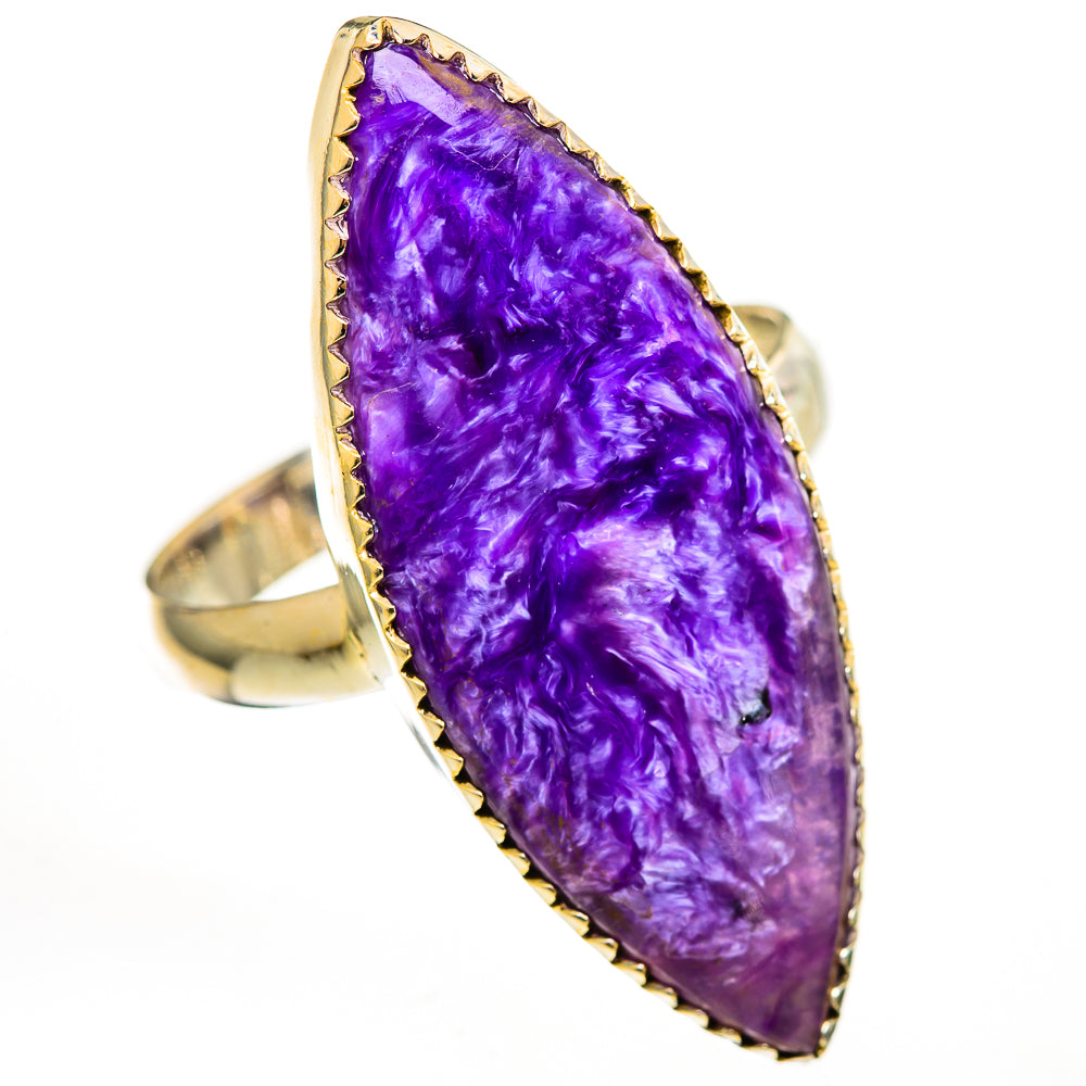 Charoite Rings handcrafted by Ana Silver Co - RING111717 - Photo 2