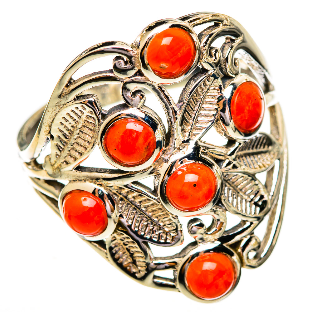 Red Onyx Rings handcrafted by Ana Silver Co - RING111765 - Photo 2