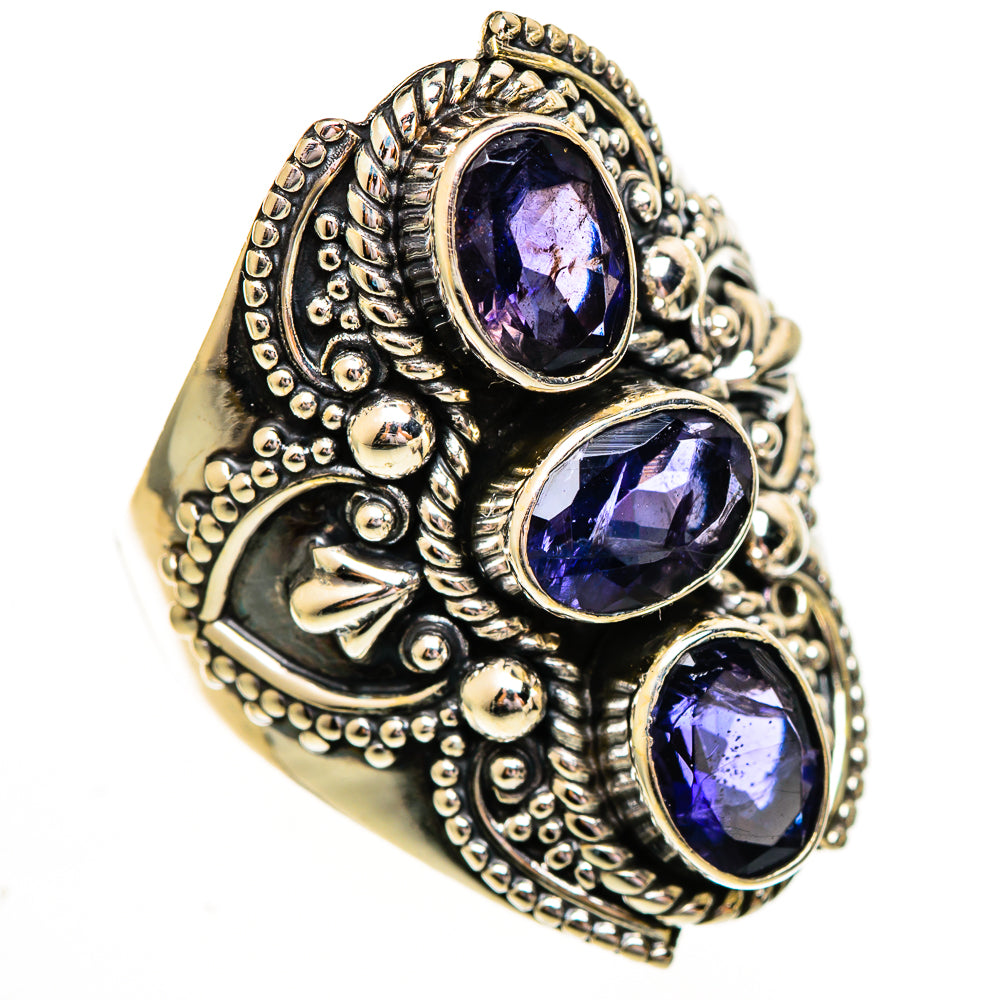 Violet Spinel Rings handcrafted by Ana Silver Co - RING111768 - Photo 2