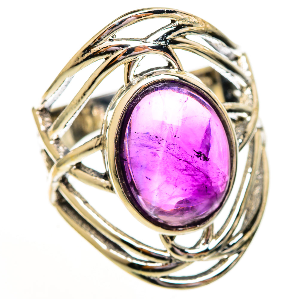 Amethyst Rings handcrafted by Ana Silver Co - RING111797 - Photo 2