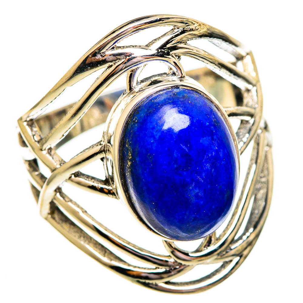 Lapis Lazuli Rings handcrafted by Ana Silver Co - RING111903 - Photo 2