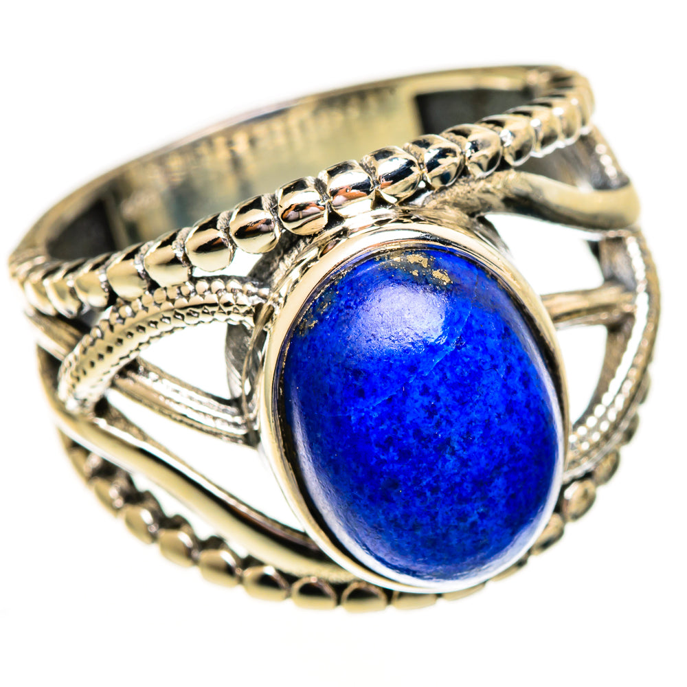 Lapis Lazuli Rings handcrafted by Ana Silver Co - RING111936 - Photo 2