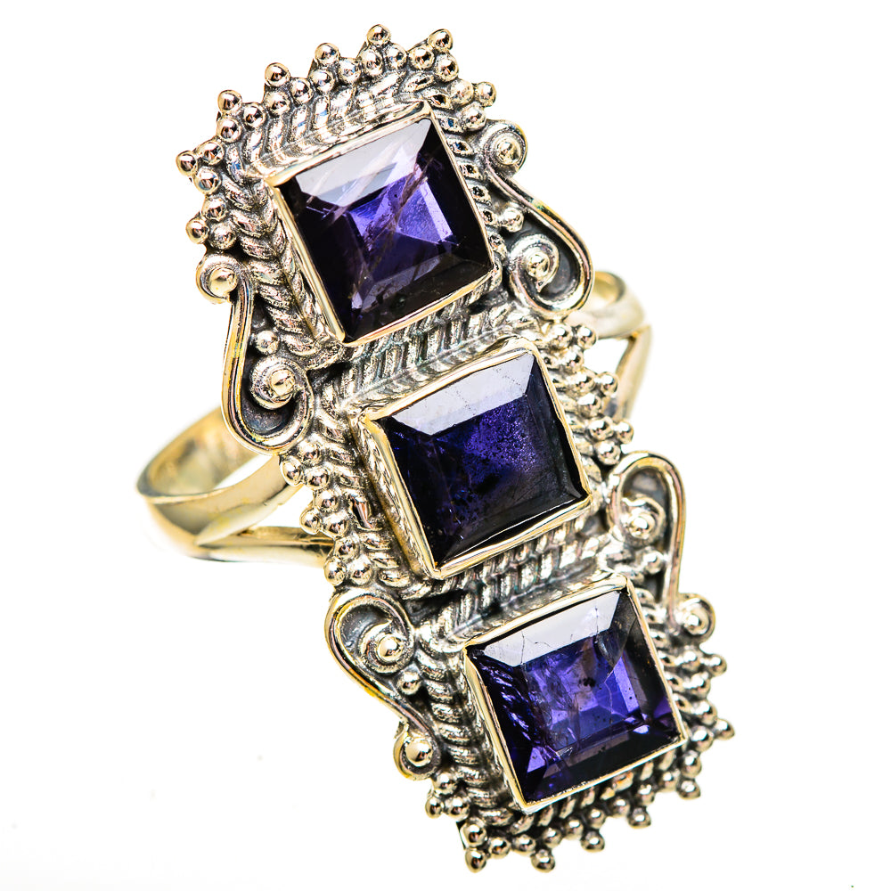Violet Spinel Rings handcrafted by Ana Silver Co - RING112062 - Photo 2