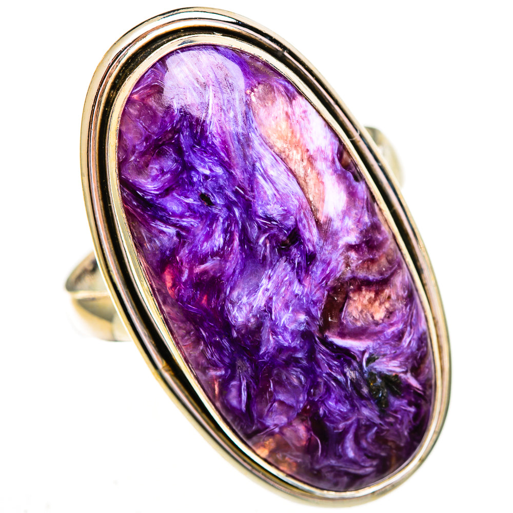 Charoite Rings handcrafted by Ana Silver Co - RING112066 - Photo 2