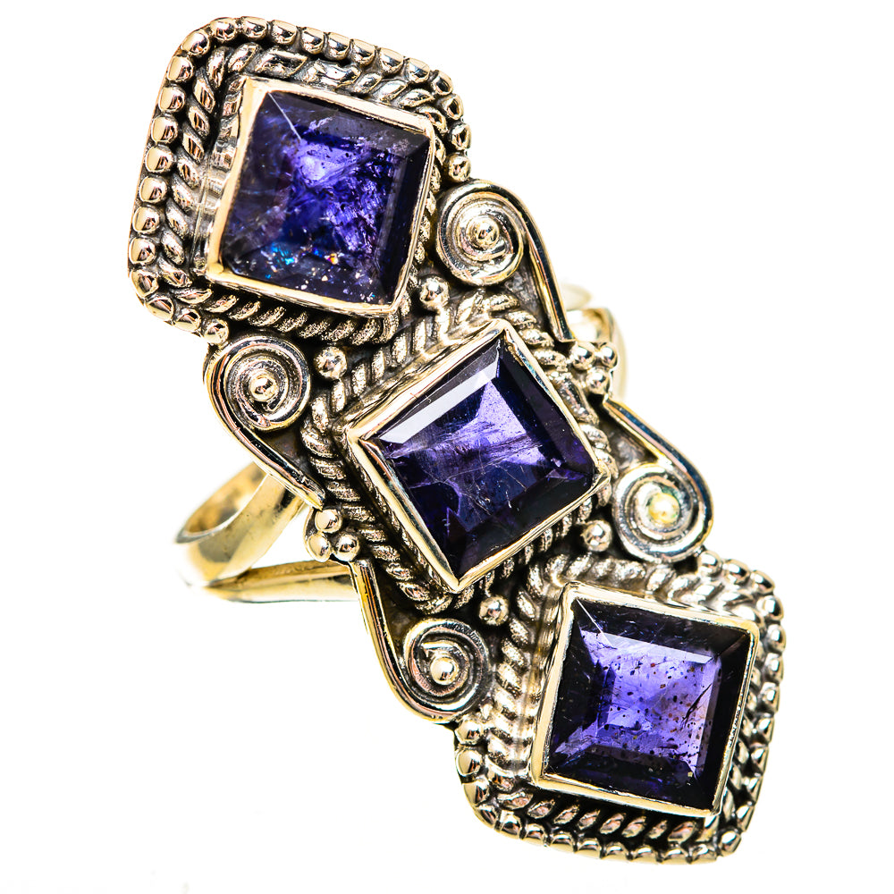 Violet Spinel Rings handcrafted by Ana Silver Co - RING112070 - Photo 2