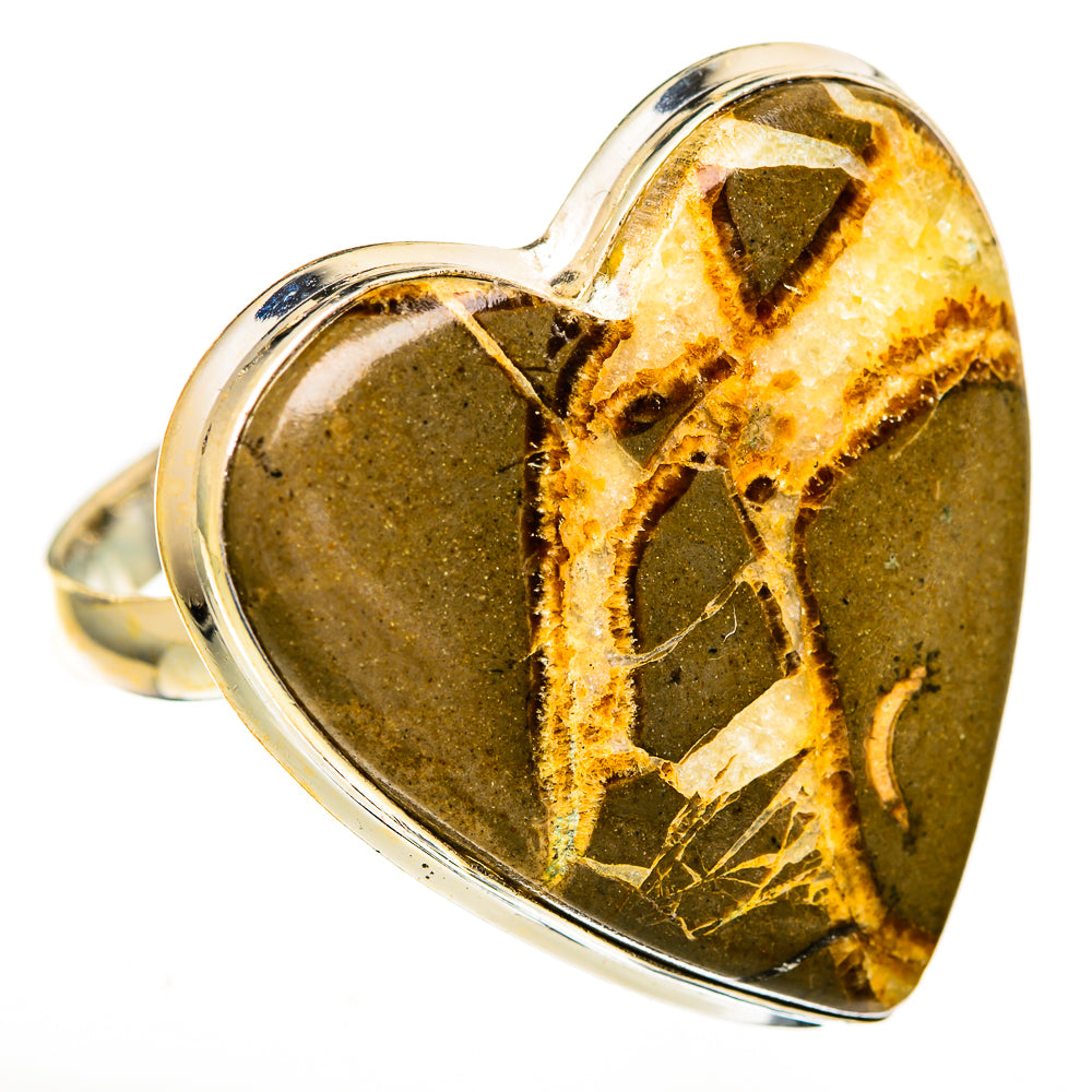Septarian Nodule Rings handcrafted by Ana Silver Co - RING112088 - Photo 2
