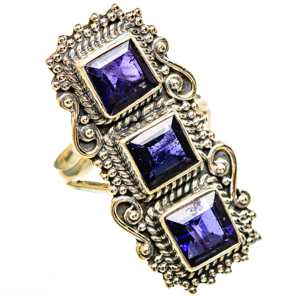 Violet Spinel Rings handcrafted by Ana Silver Co - RING112096 - Photo 2