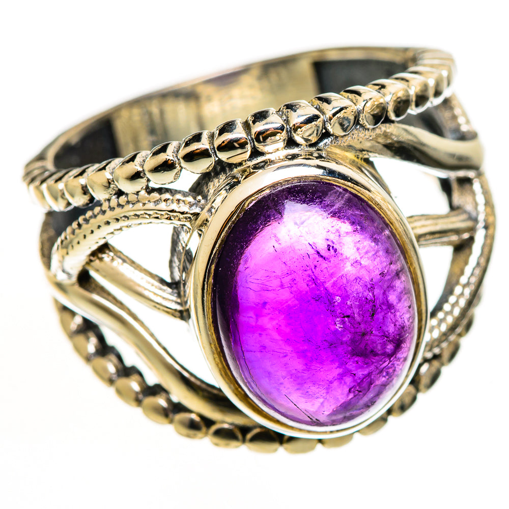 Amethyst Rings handcrafted by Ana Silver Co - RING112168 - Photo 2