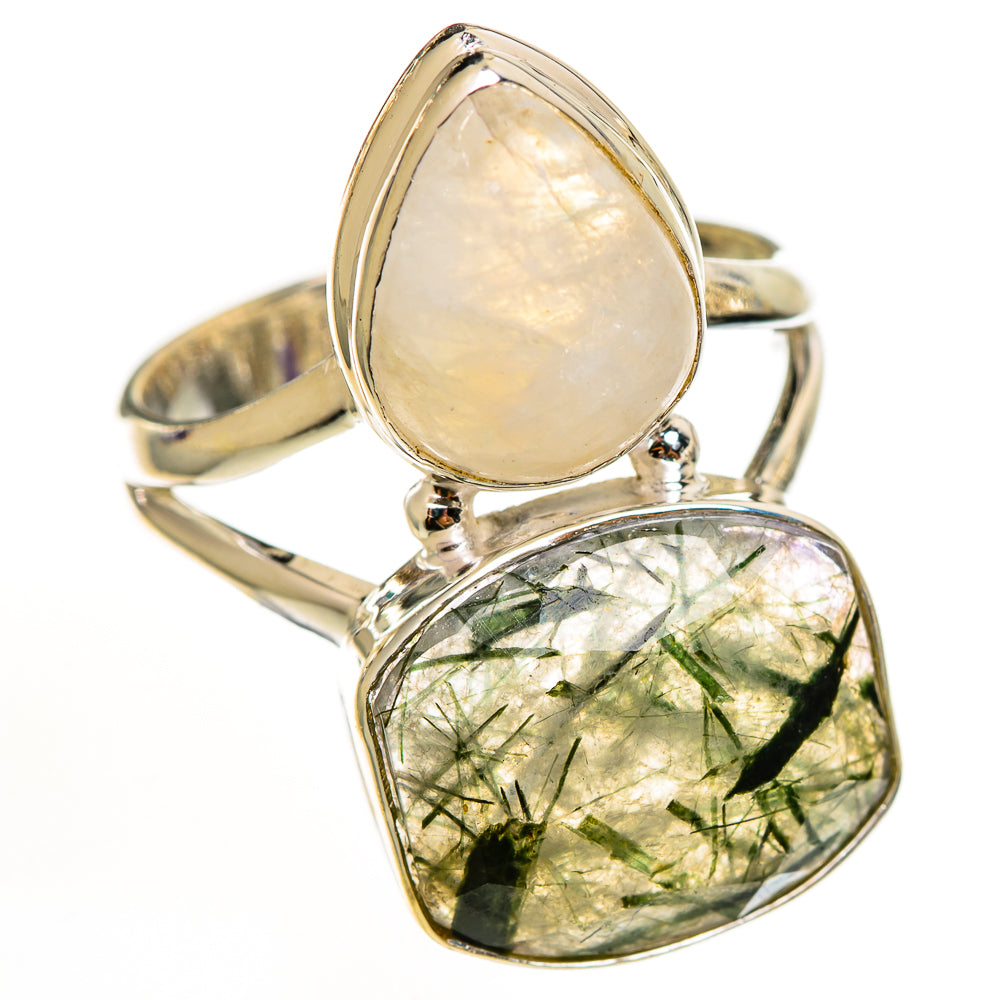 Tourmalinated Quartz Rings handcrafted by Ana Silver Co - RING112173 - Photo 2