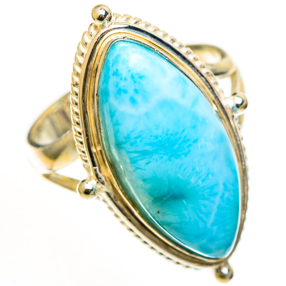 Larimar Rings handcrafted by Ana Silver Co - RING112182 - Photo 2