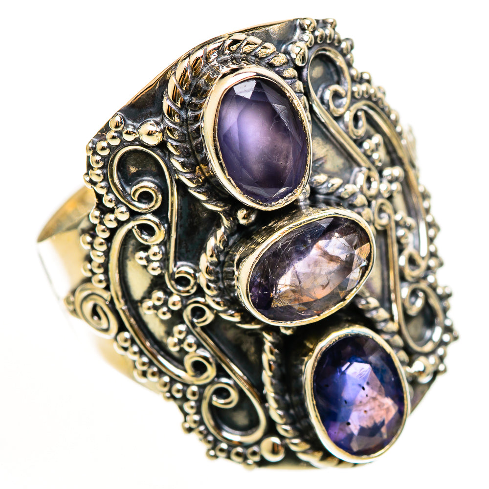Violet Spinel Rings handcrafted by Ana Silver Co - RING112199 - Photo 2