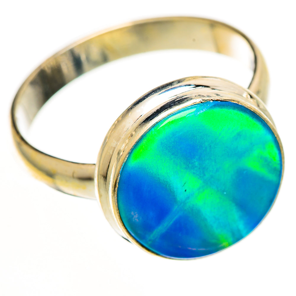 Aura Opal Rings handcrafted by Ana Silver Co - RING112208 - Photo 2
