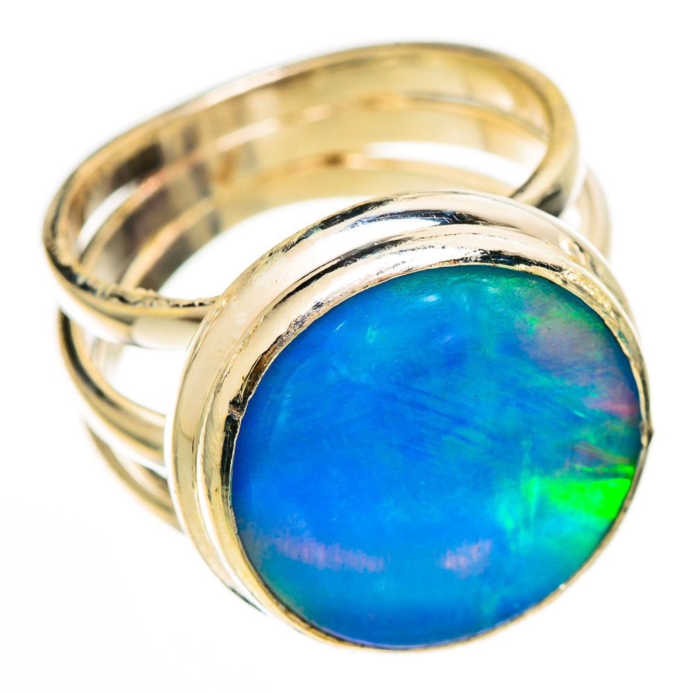Aura Opal Rings handcrafted by Ana Silver Co - RING112209 - Photo 2