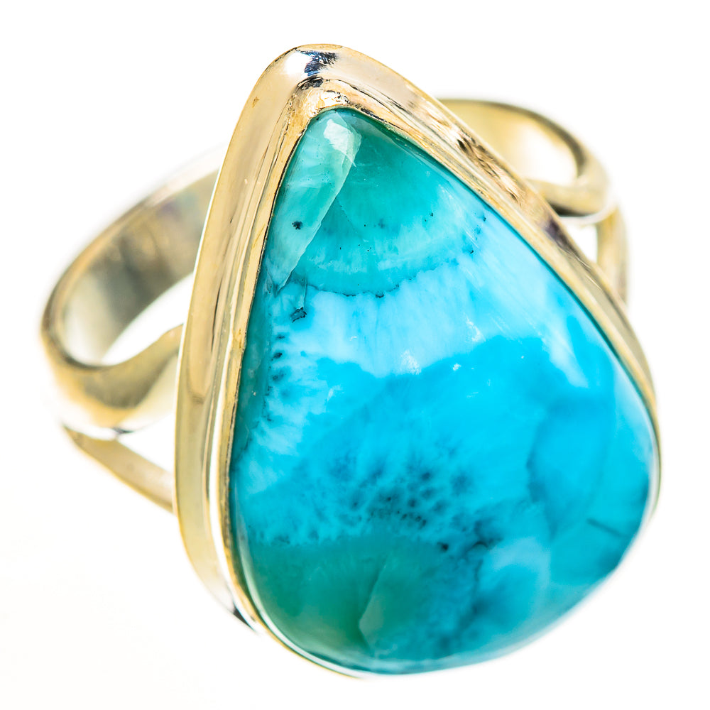 Larimar Rings handcrafted by Ana Silver Co - RING112241 - Photo 2