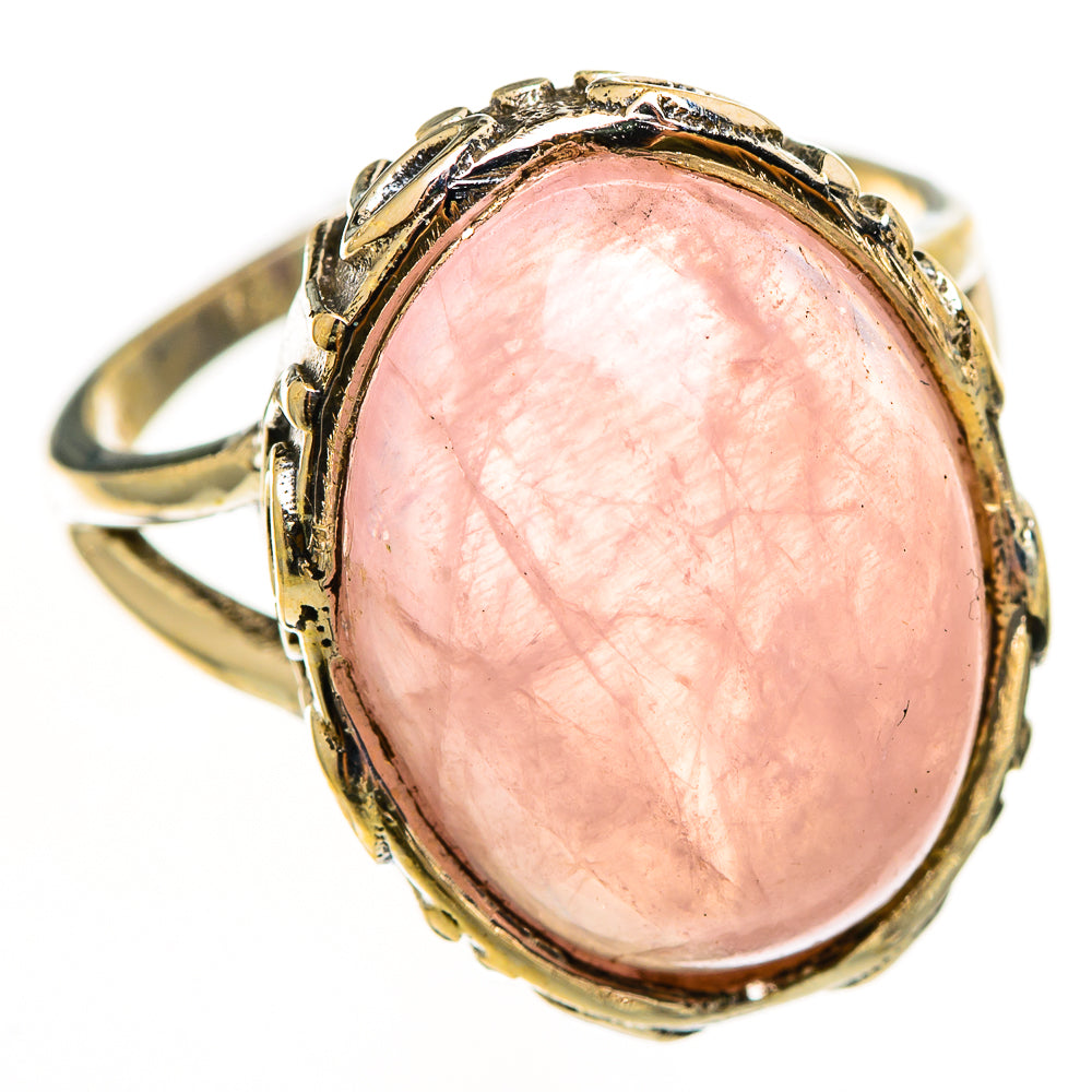Rose Quartz Rings handcrafted by Ana Silver Co - RING112249 - Photo 2