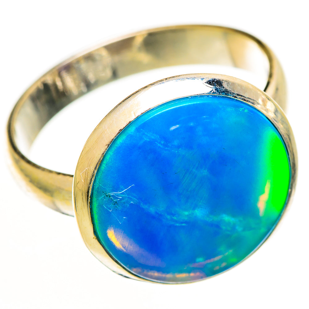 Aura Opal Rings handcrafted by Ana Silver Co - RING112321 - Photo 2