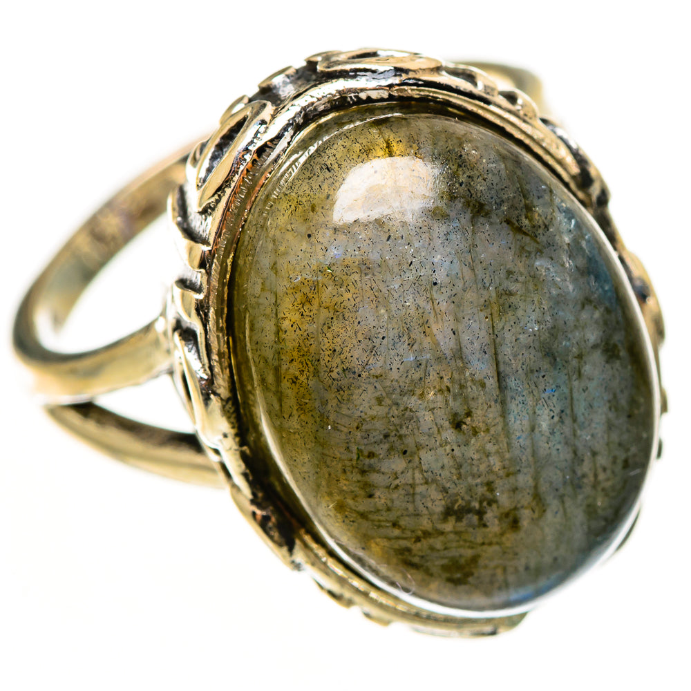 Labradorite Rings handcrafted by Ana Silver Co - RING112323 - Photo 2