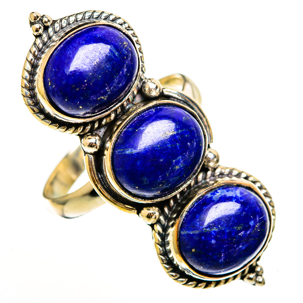 Lapis Lazuli Rings handcrafted by Ana Silver Co - RING112405 - Photo 2