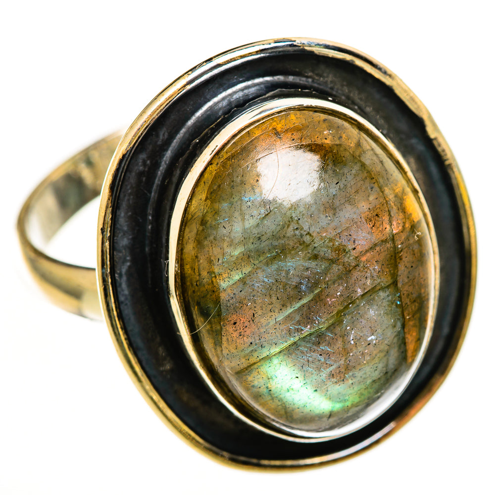 Labradorite Rings handcrafted by Ana Silver Co - RING112452 - Photo 2