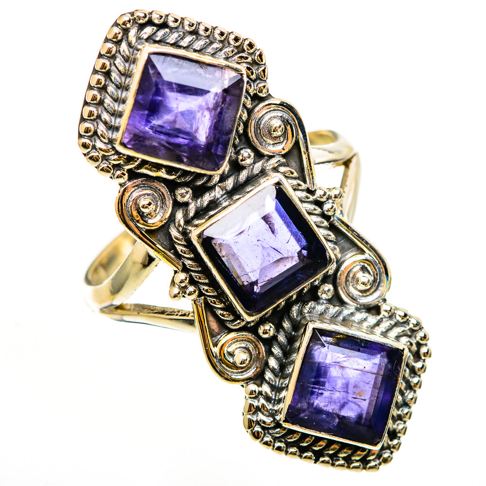 Violet Spinel Rings handcrafted by Ana Silver Co - RING112472 - Photo 2