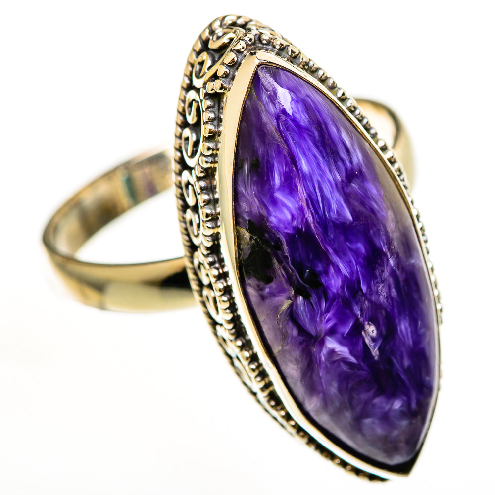 Charoite Rings handcrafted by Ana Silver Co - RING112546 - Photo 2