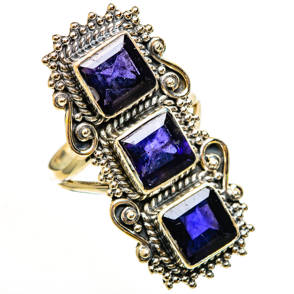 Violet Spinel Rings handcrafted by Ana Silver Co - RING112547 - Photo 2