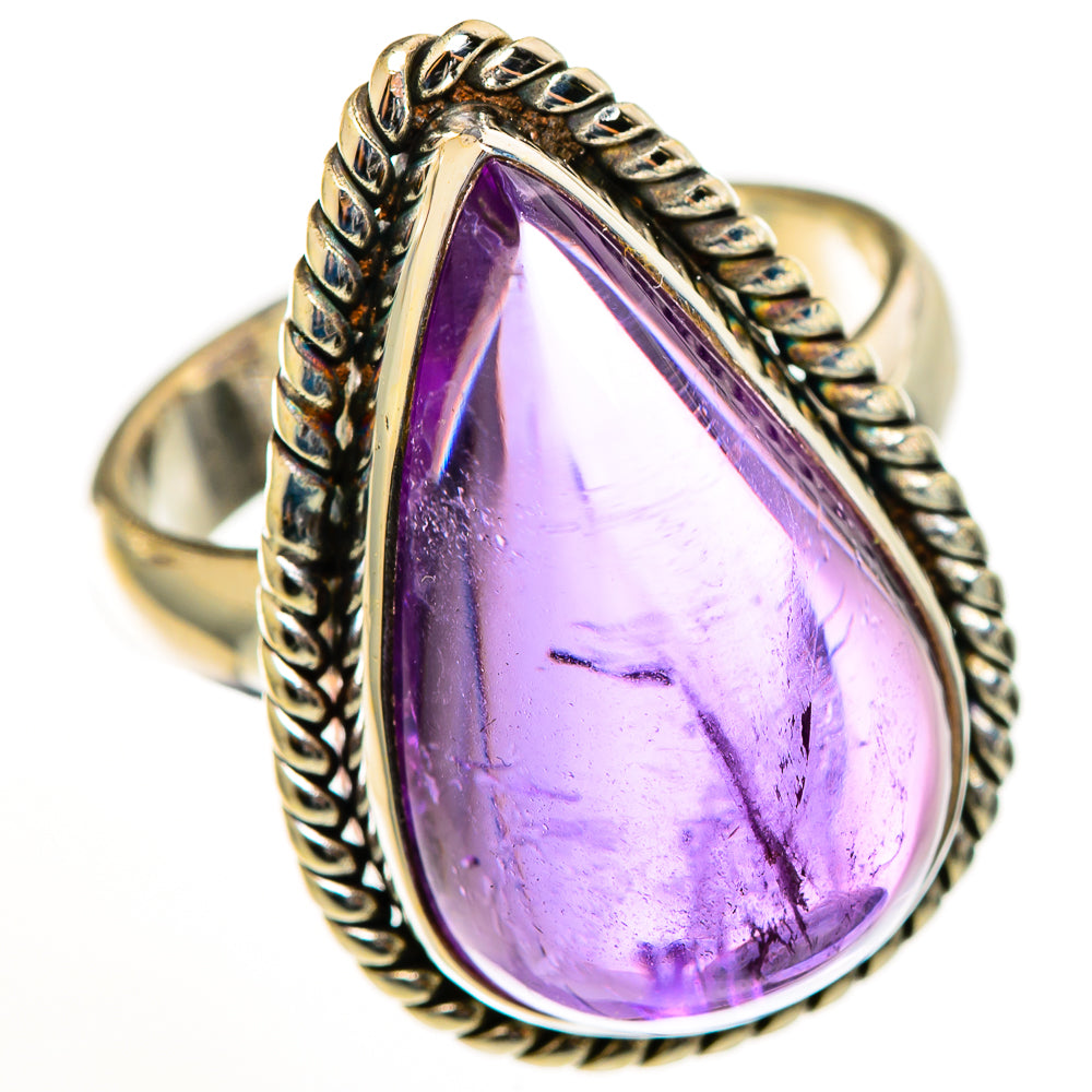 Amethyst Rings handcrafted by Ana Silver Co - RING112637 - Photo 2