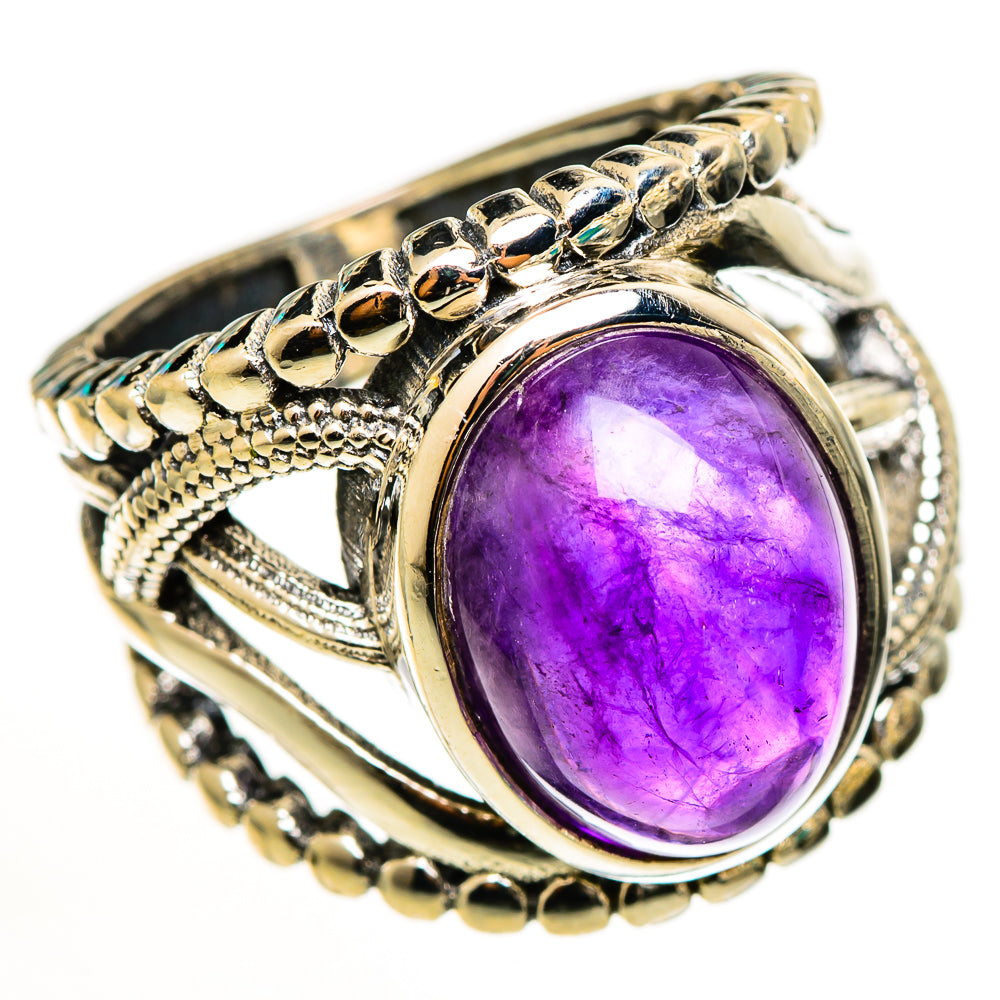 Amethyst Rings handcrafted by Ana Silver Co - RING112704 - Photo 2