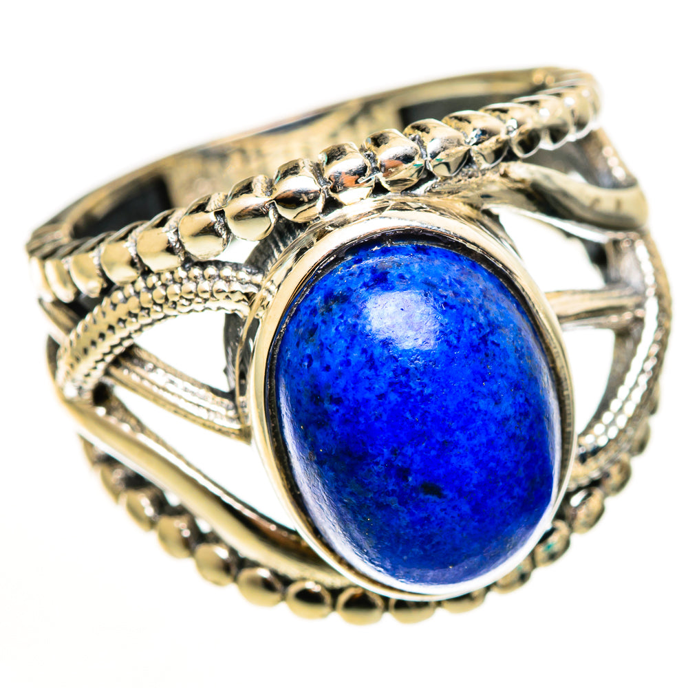 Lapis Lazuli Rings handcrafted by Ana Silver Co - RING112726 - Photo 2