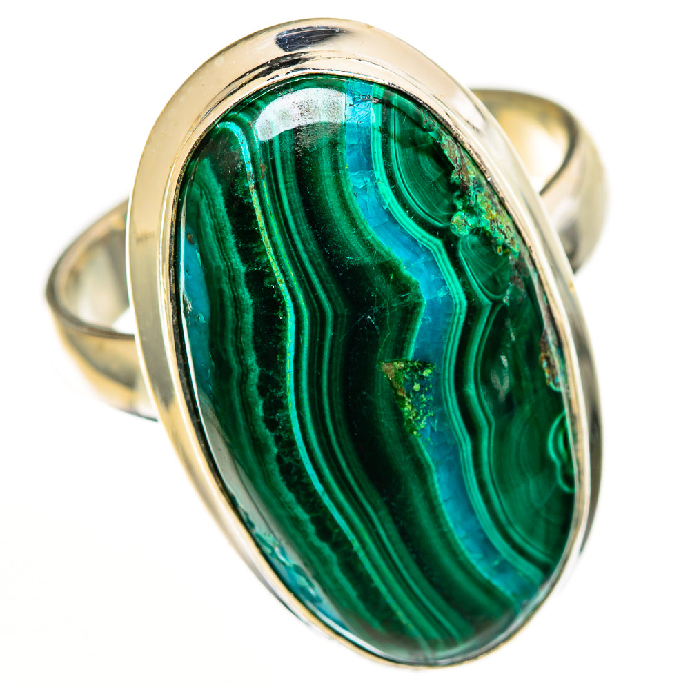 Malachite Rings handcrafted by Ana Silver Co - RING112991 - Photo 2